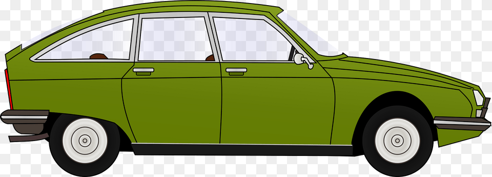 Green Citroen Gs Clipart, Car, Vehicle, Sedan, Transportation Png