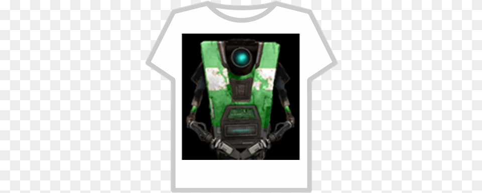 Green Claptrap T Shirt Roblox Error Sans T Shirt Roblox, Clothing, Vest, Lifejacket, Camera Png Image