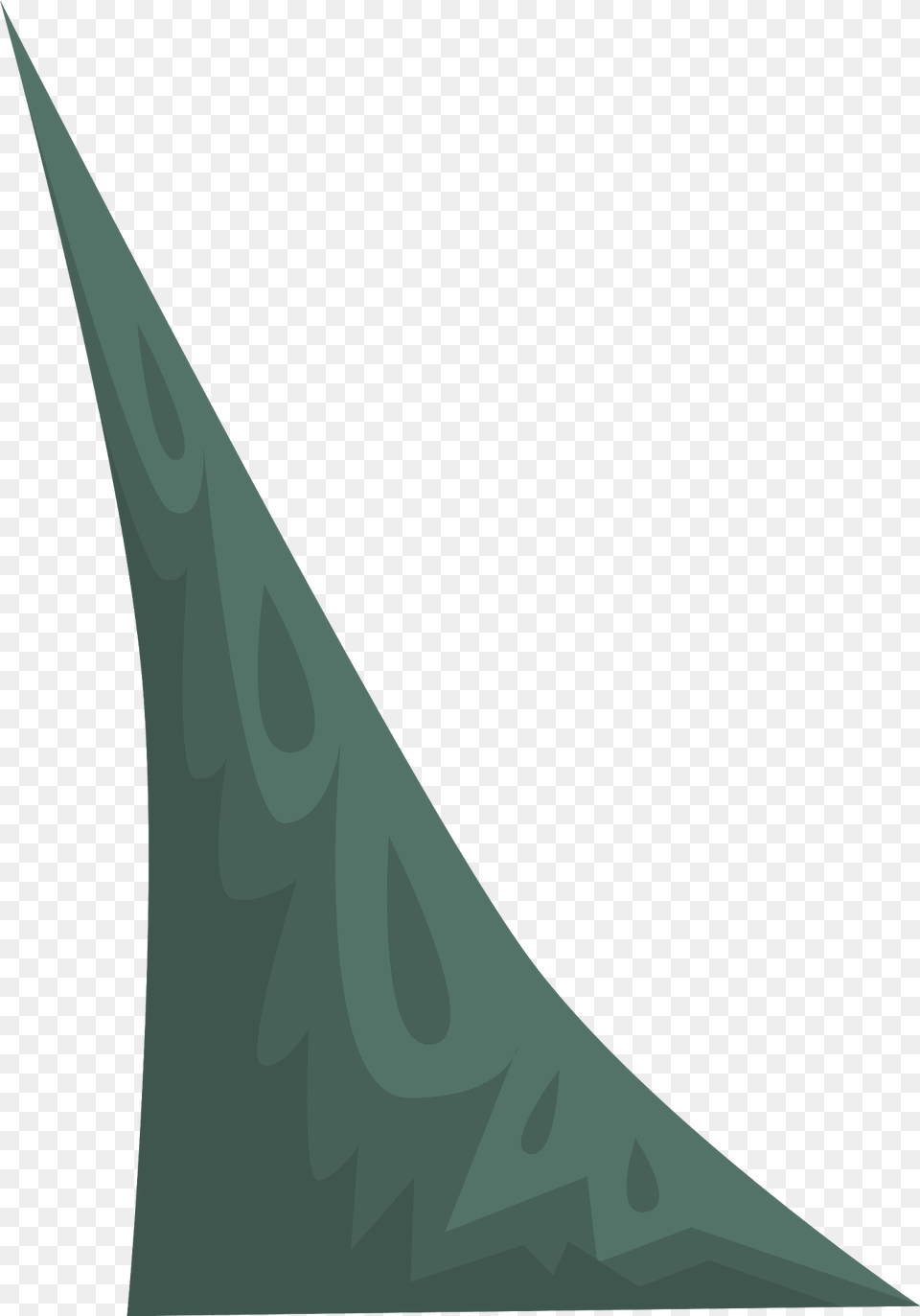 Green Cliff Clipart, Triangle, Weapon Png Image