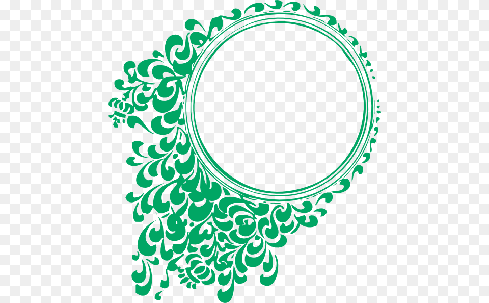 Green Clip Arts For Web, Oval, Pattern, Art, Floral Design Free Png