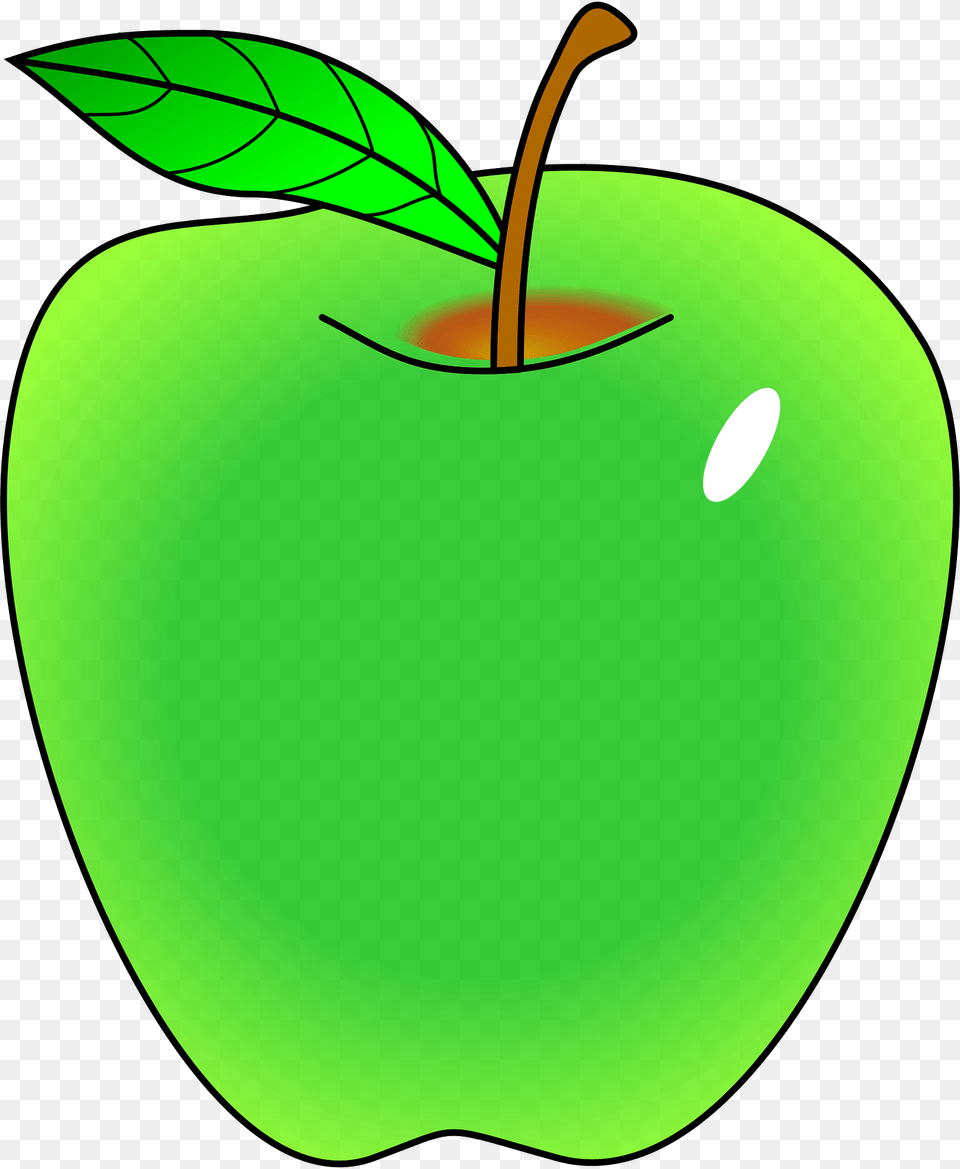 Green Clipart, Apple, Food, Fruit, Plant Png