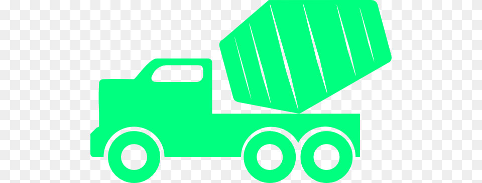 Green Clipart Dump Truck, Pickup Truck, Transportation, Vehicle Png Image