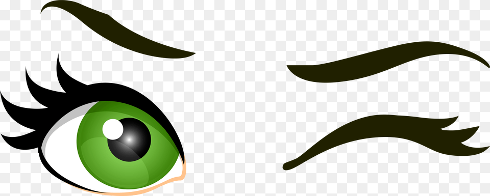 Green Clipart Green Eye Cute Borders Vectors Animated Winking Eye Free Transparent Png