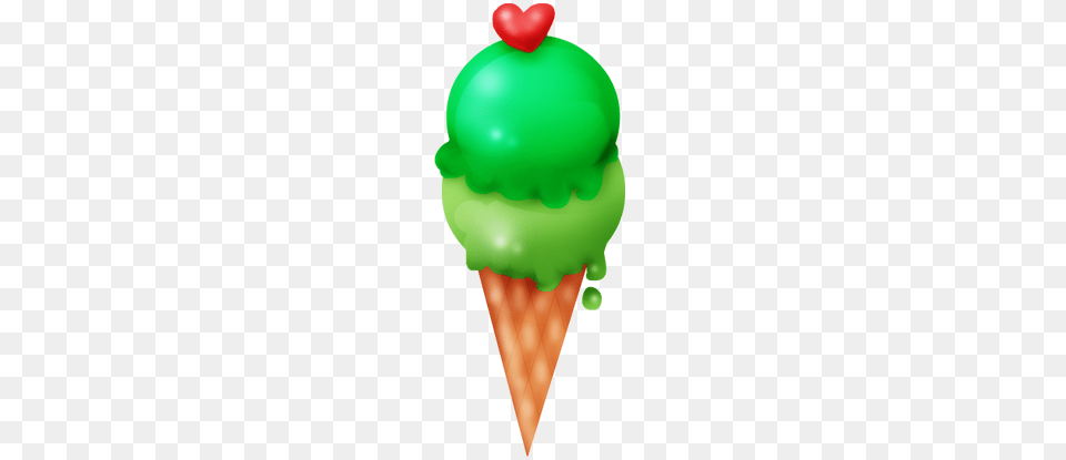 Green Clipart Icecream, Cream, Dessert, Food, Ice Cream Free Png