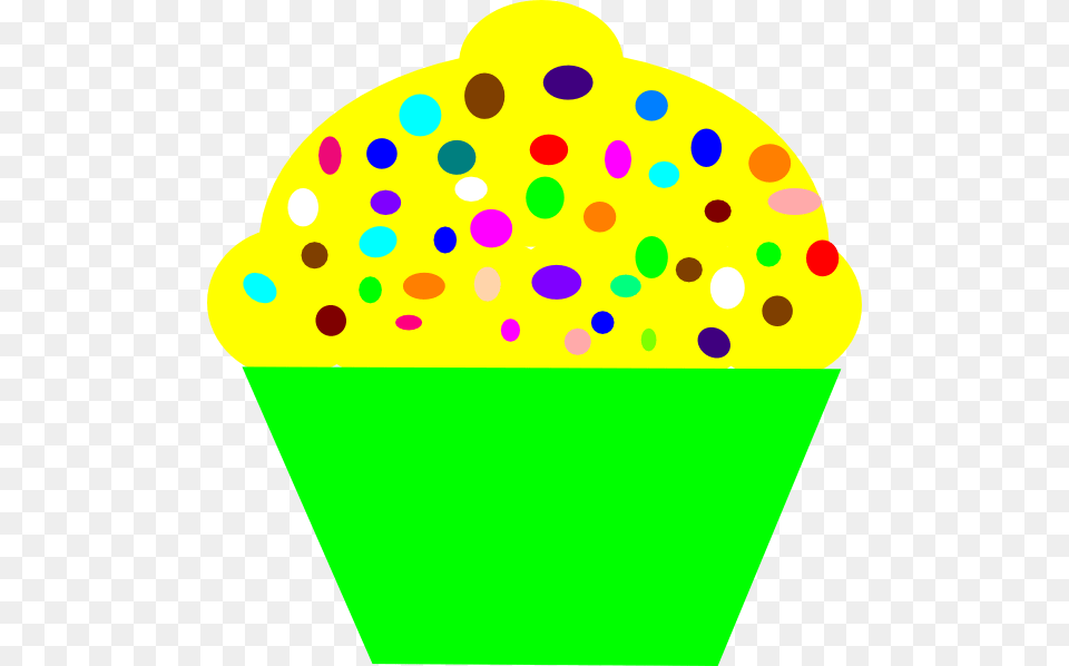 Green Clipart Muffin, Cream, Dessert, Food, Ice Cream Png Image