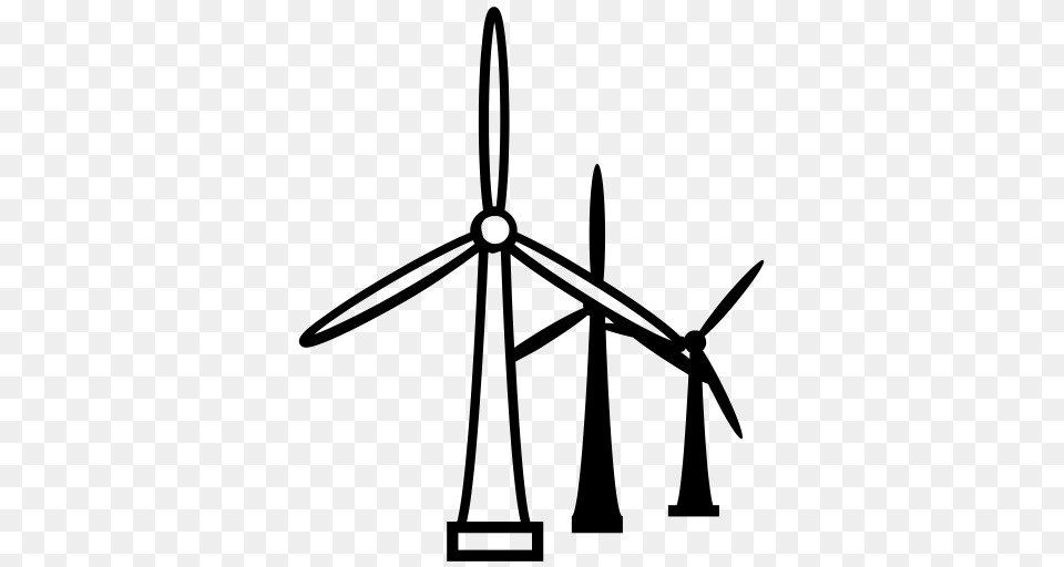 Green Clipart Windmill, Gray Png
