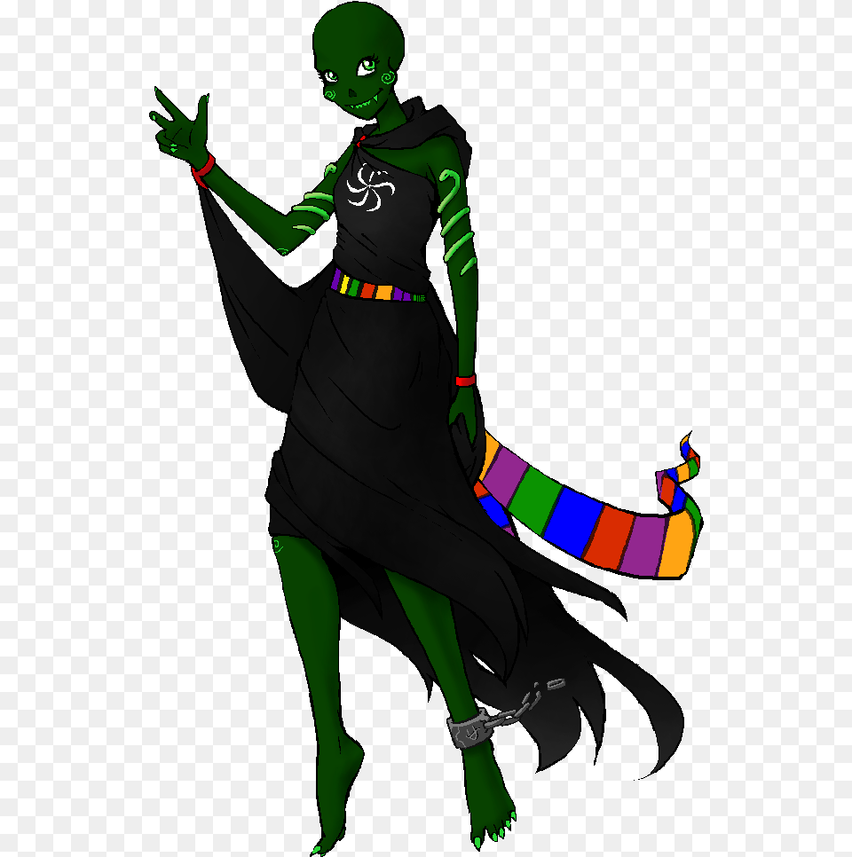 Green Clothing Fictional Character Calliope Homestuck God Tier, Adult, Female, Person, Woman Free Transparent Png