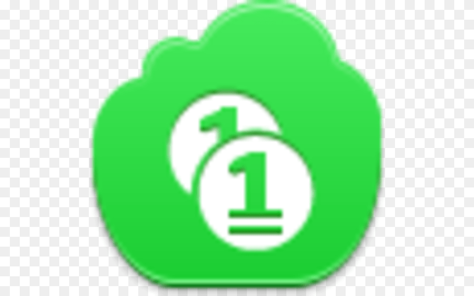 Green Cloud Coins Images, Recycling Symbol, Symbol, Disk Png