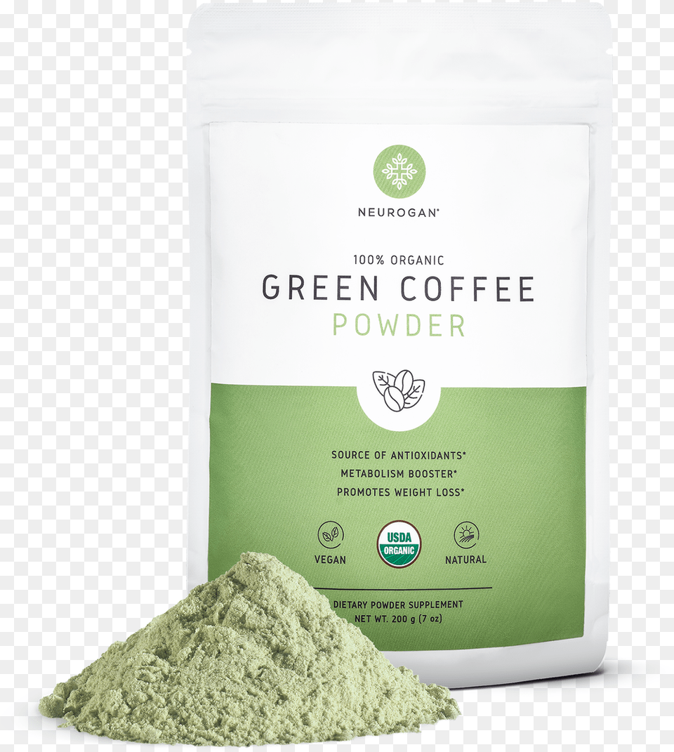 Green Coffee Powder, Flour, Food Png Image