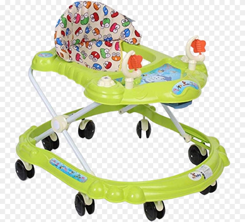 Green Color Baby Walker Images Baby Walker, Furniture, Chair Free Transparent Png