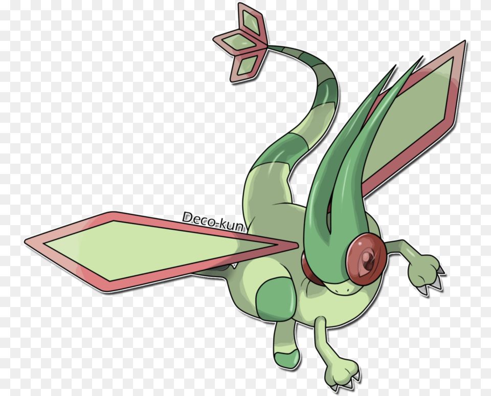 Green Color Dragon Type Pokemon, Art Free Png