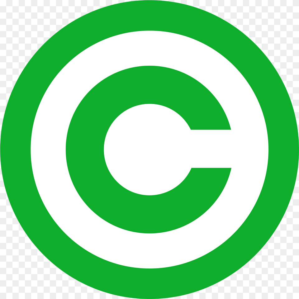 Green Copyright Constructed Earth Fandom Powered Copyright White Logo, Disk Png