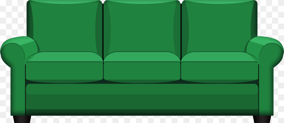 Green Couch Clipart Loveseat, Furniture, Chair Free Png Download