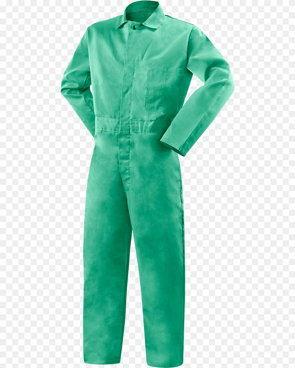 Green Coveralls, Clothing, Coat, Formal Wear, Suit Free Png Download