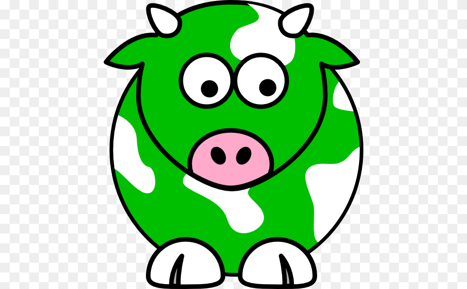 Green Cow Clip Art, Animal, Mammal, Pig Free Png Download