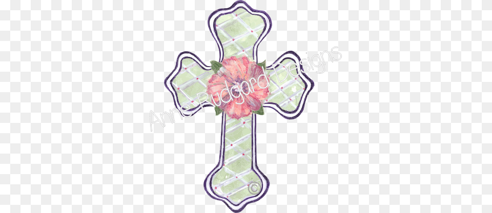 Green Cross, Symbol, Flower, Plant Free Png Download