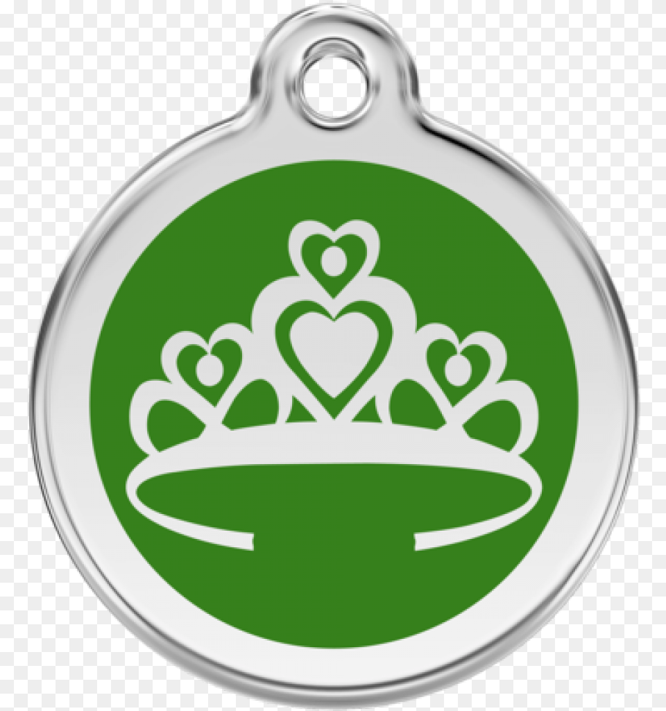 Green Crown Pet Tag Red Dingo, Accessories, Jewelry, Locket, Pendant Free Png Download