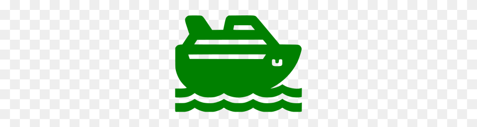 Green Cruise Ship Icon Png
