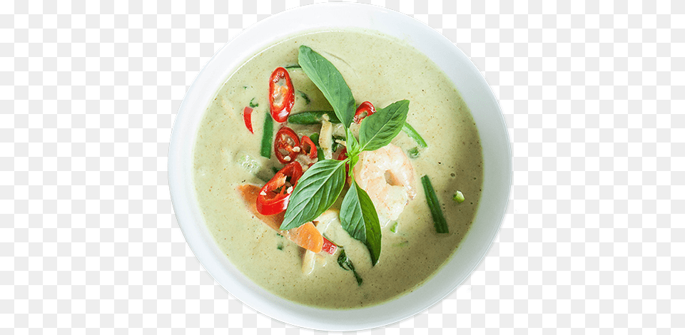 Green Curry Thai Green Curry, Bowl, Soup Bowl, Dish, Food Free Png