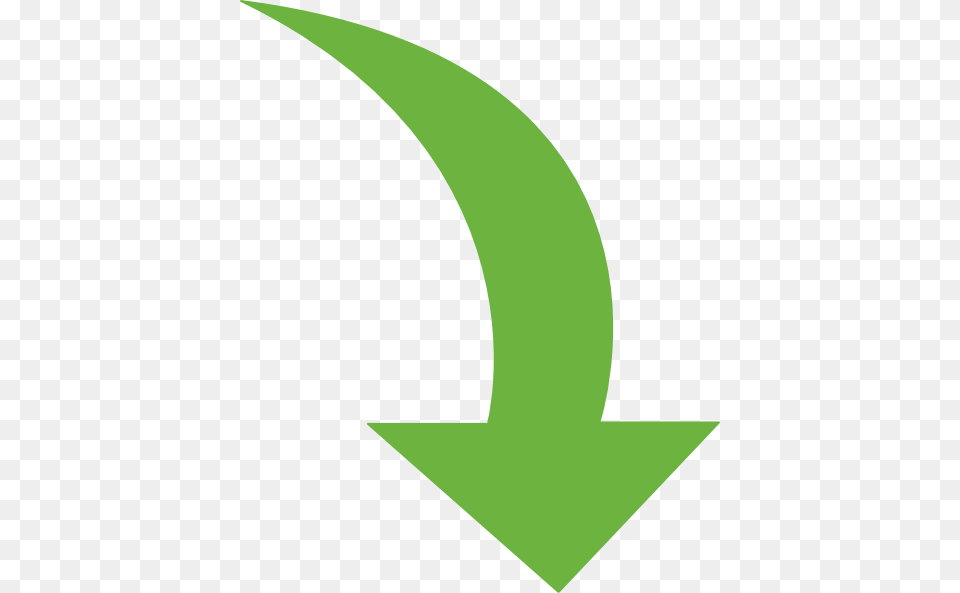 Green Curved Arrow, Logo, Symbol Free Transparent Png
