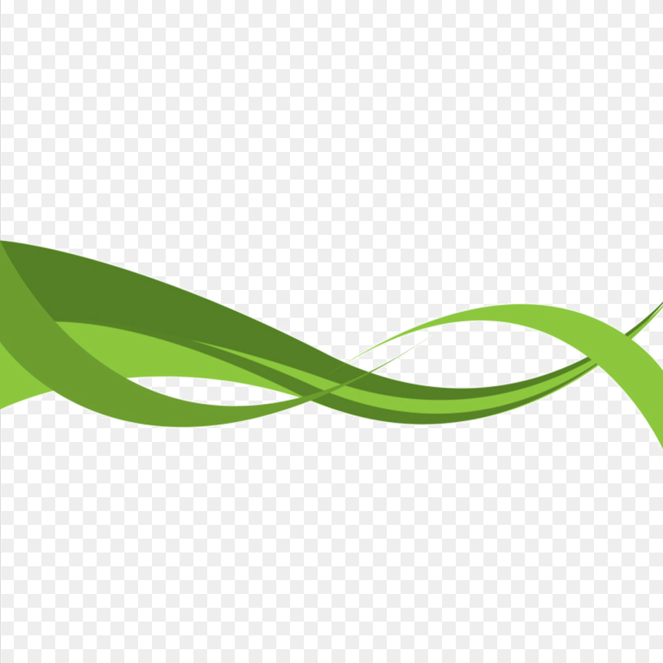 Green Curved Line, Grass, Plant, Food, Leek Free Png Download