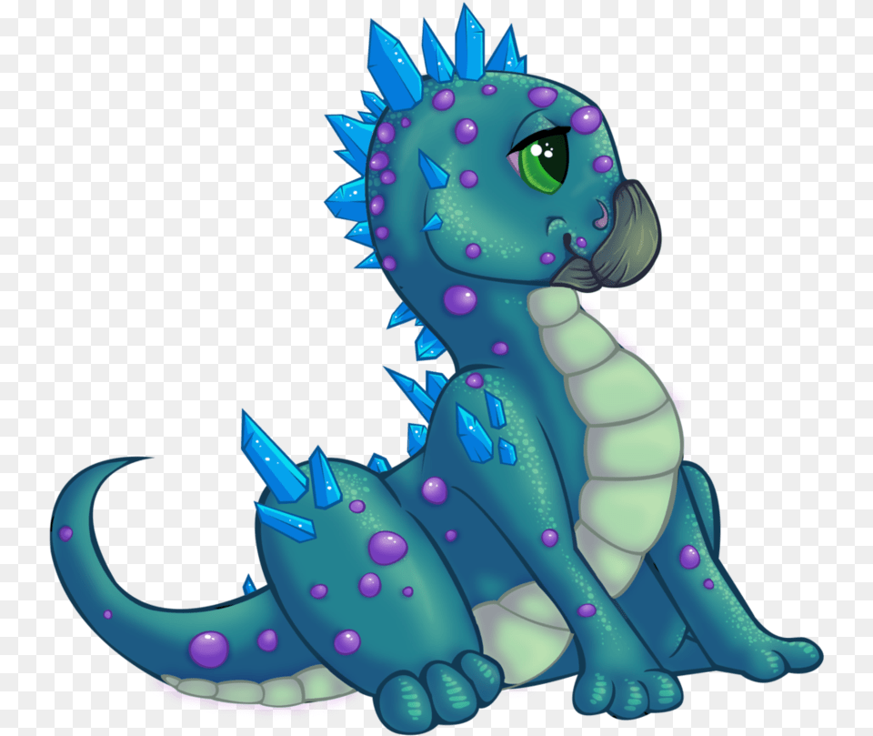 Green Cute Baby Dragon Clipart Baby Dragon Cartoon Background Png Image