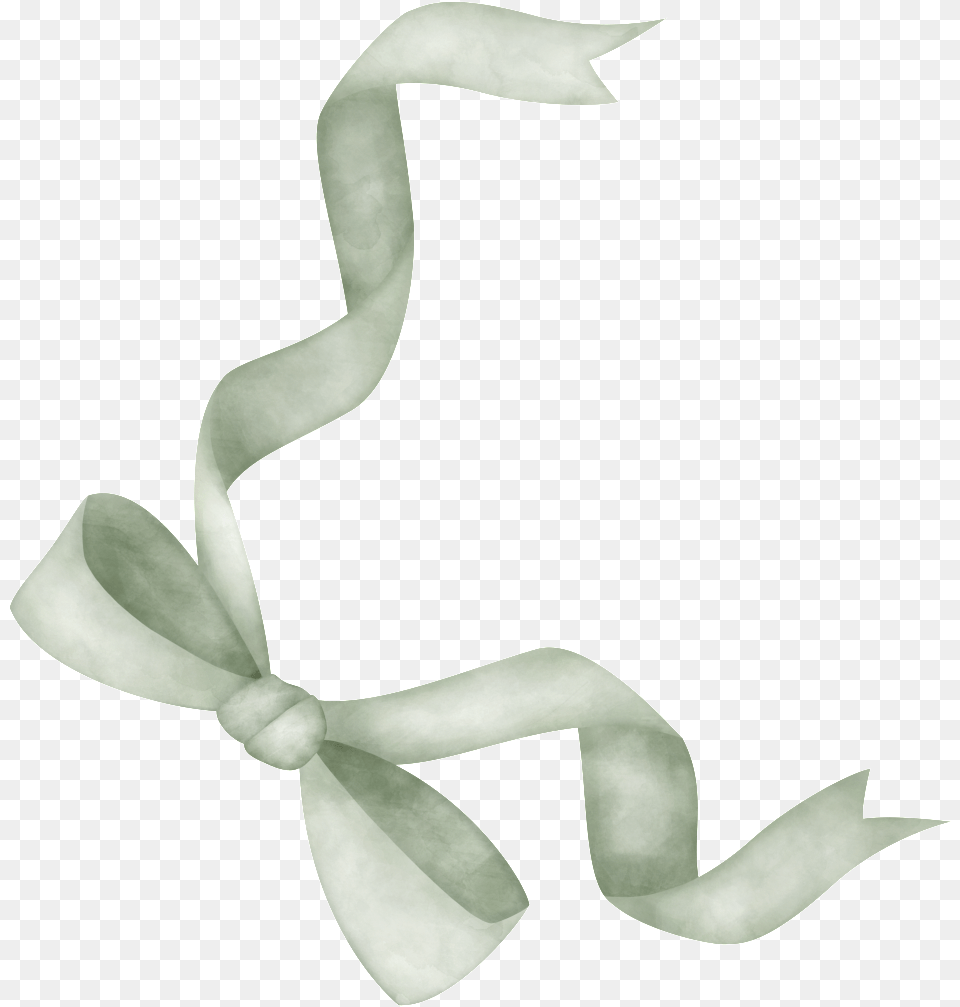 Green Cute Bow Transparent Swan, Accessories, Formal Wear, Tie, Paper Png