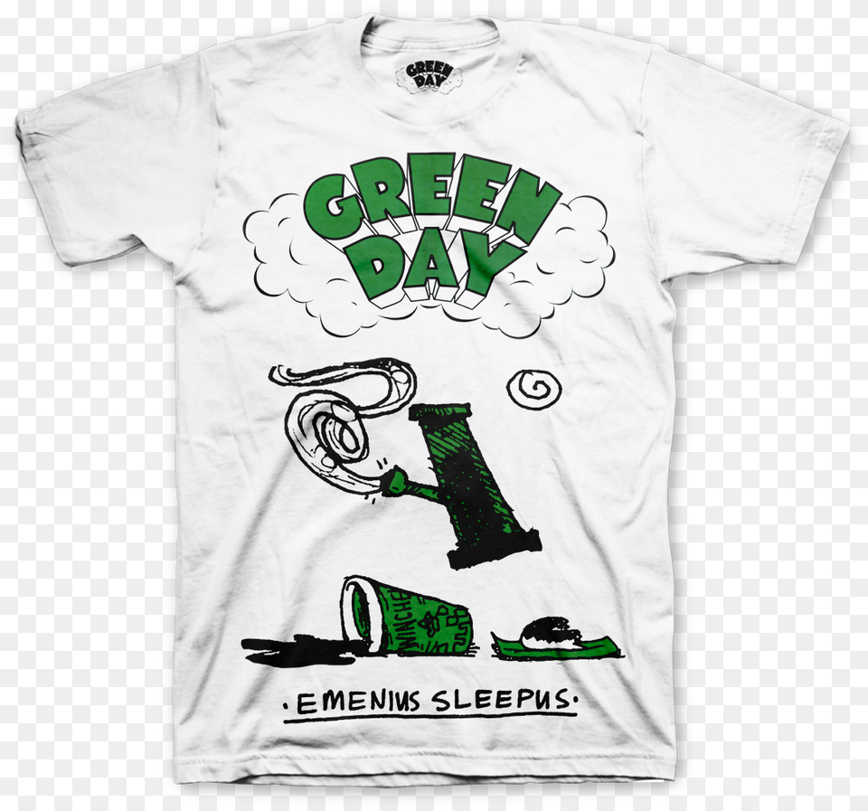 Green Day Basket Case T Shirt, Clothing, T-shirt, Baby, Person Free Transparent Png