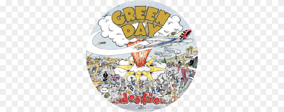 Green Day Dookie Picture Disc, Book, Comics, Publication Free Transparent Png