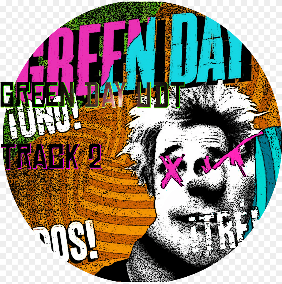 Green Day Dos Album Cover, Adult, Male, Man, Person Free Transparent Png