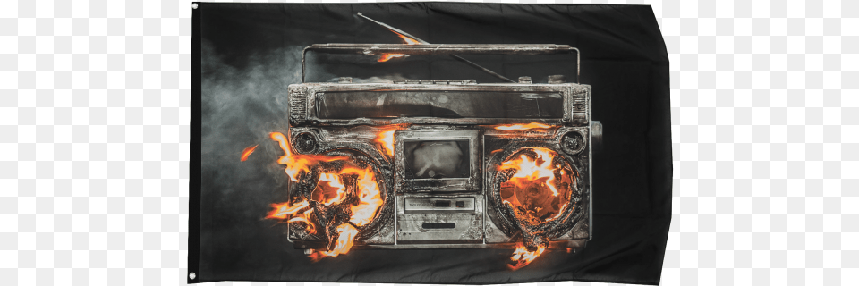 Green Day Revolution Radio, Fireplace, Indoors, Electronics, Bonfire Free Png Download