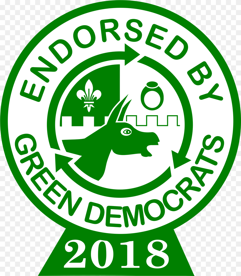 Green Dems 2018 Endorsement High Res Color Circle, Logo, Symbol Png Image