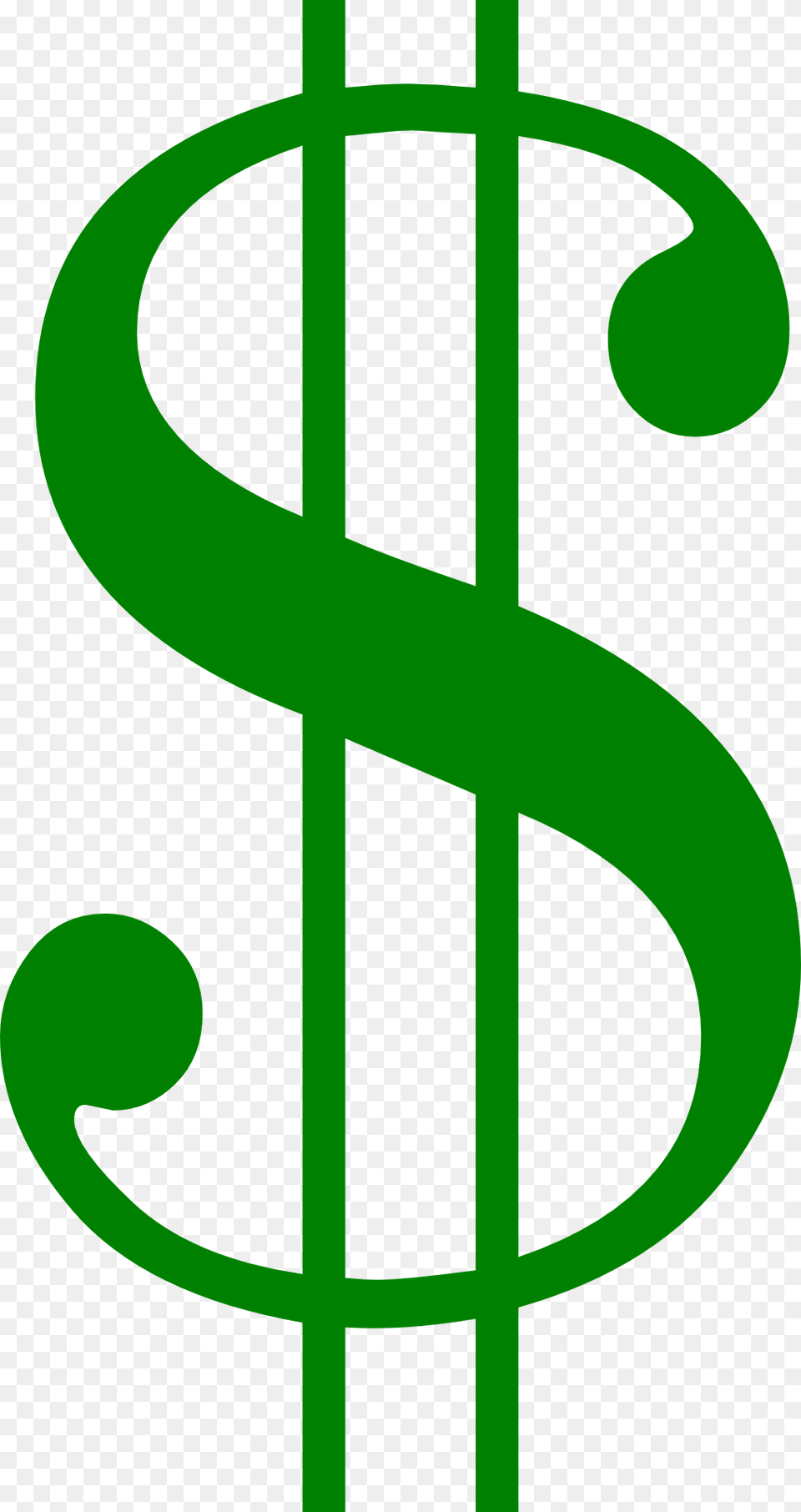 Green Dollar Sign Dollar Sign Money, Cross, Symbol, Text, Logo Png Image