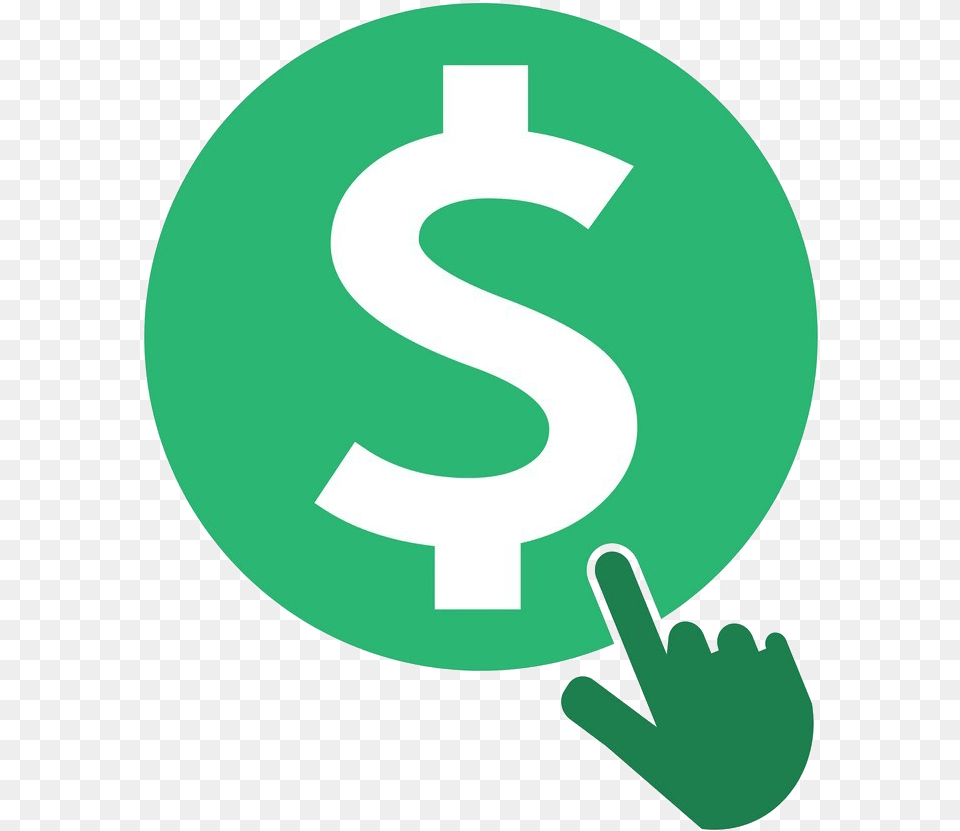 Green Dollar Sign Images Traffic Sign, Symbol, Text Png