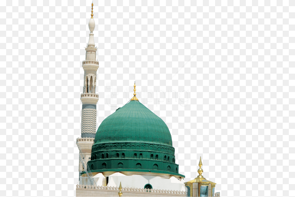Green Dome Masjid Nabawi, Architecture, Building, Mosque Free Png Download