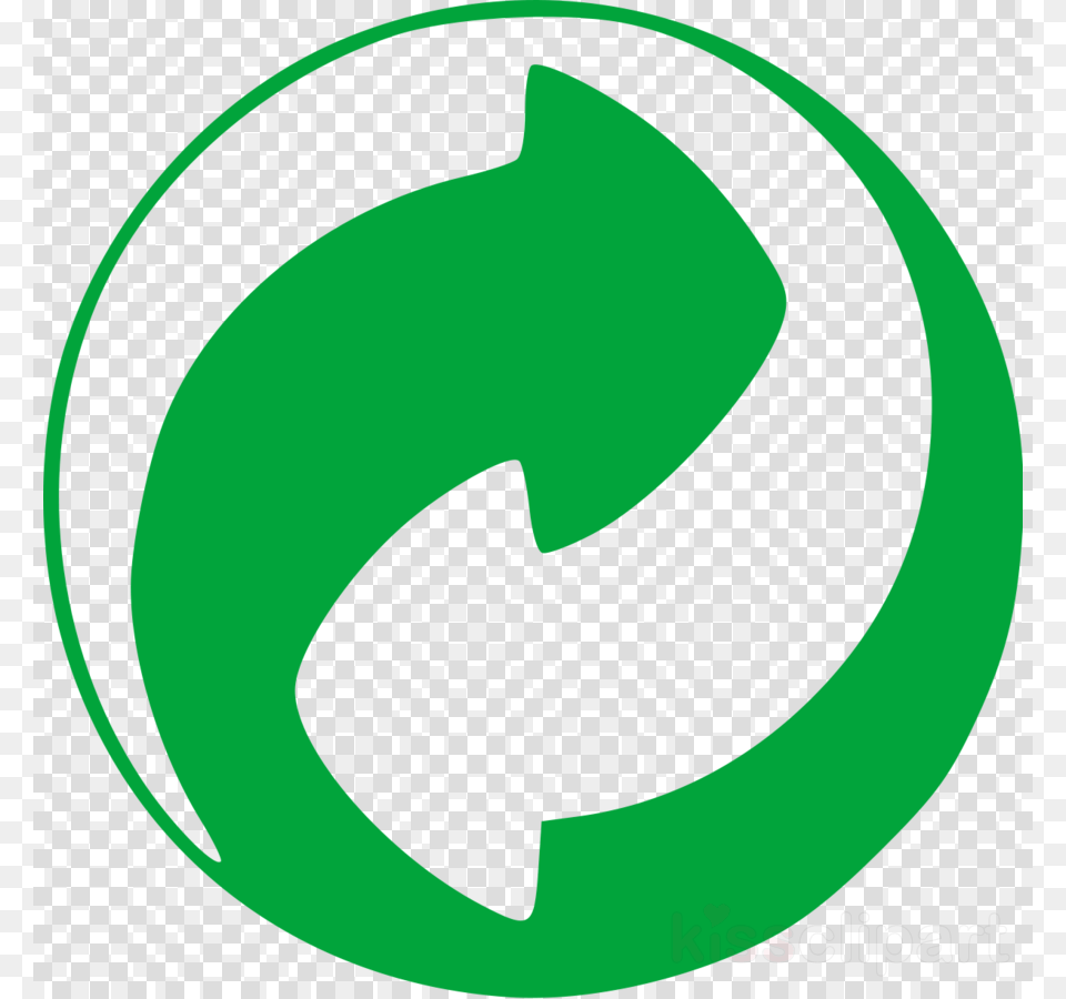 Green Dot Icon, Symbol, Logo, Recycling Symbol Png Image