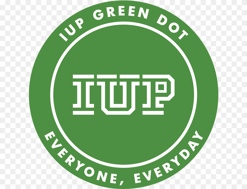 Green Dot Indiana University Of Pennsylvania, Logo Png Image