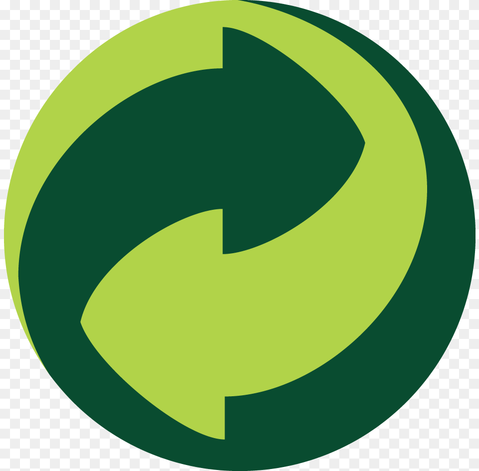 Green Dot Symbol Grner Punkt Logo Vector, Recycling Symbol Free Transparent Png