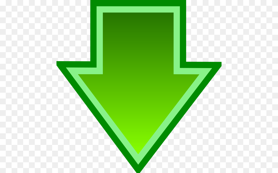Green Down Arrow Clip Arts For Web, Symbol Free Transparent Png