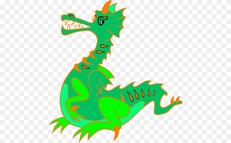 Green Dragon Clip Art, Animal, Dinosaur, Reptile Png Image