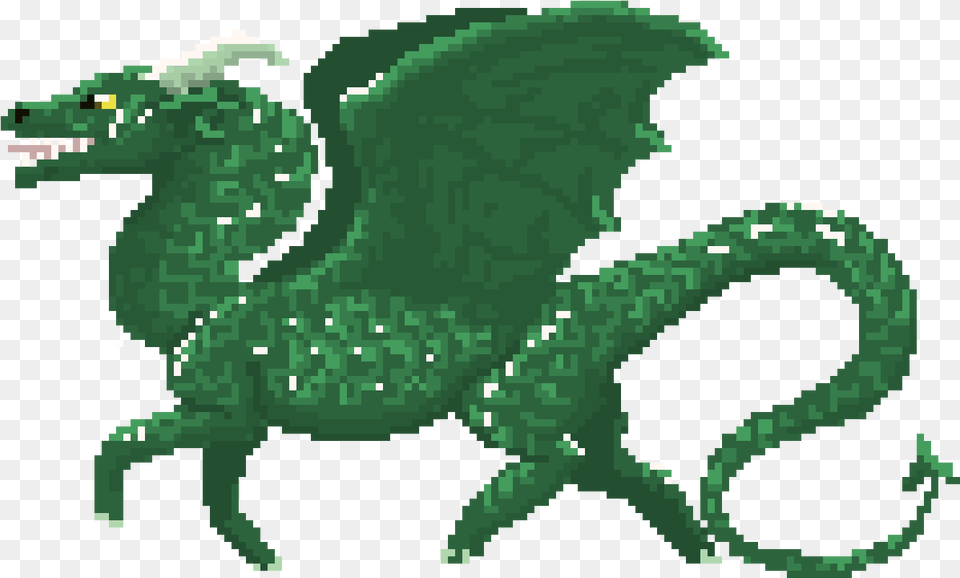 Green Dragon Green Dragon Pixel Art Free Png Download