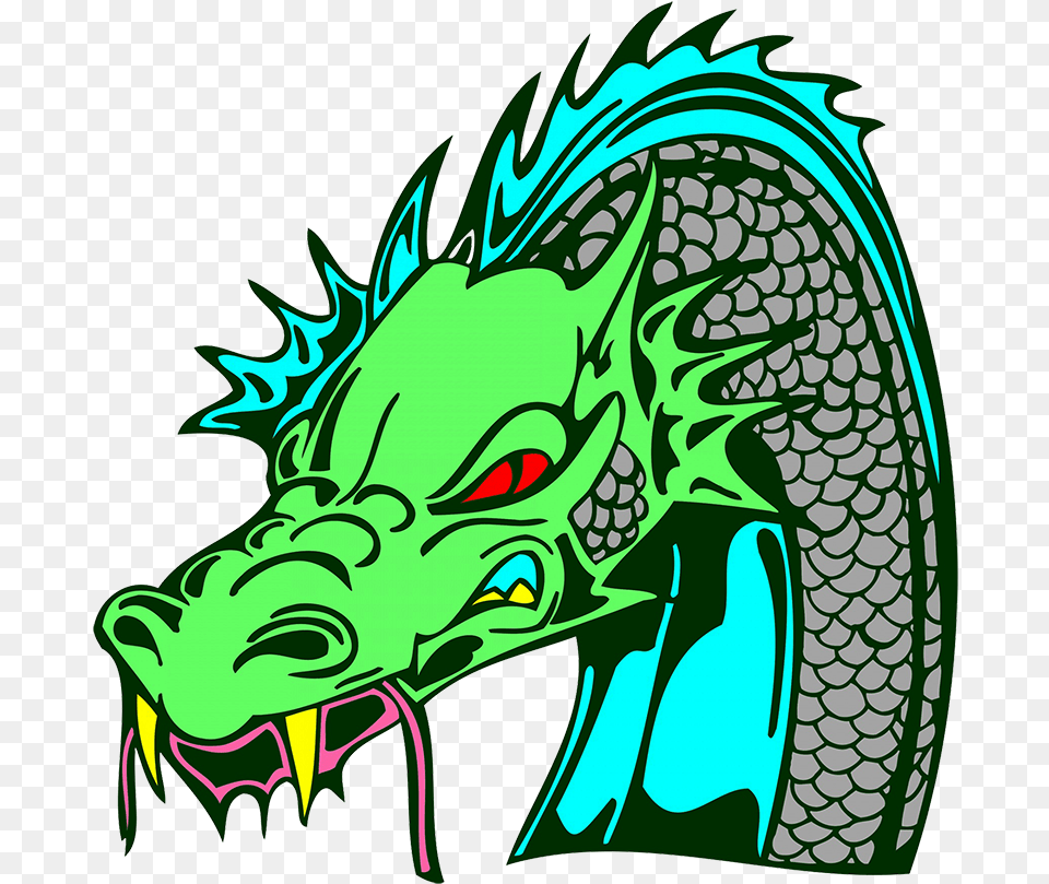 Green Dragon Head Green Dragon Vector, Face, Person, Animal, Horse Png Image