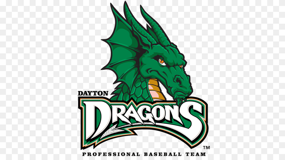 Green Dragon Logo Dayton Dragons Logo Free Transparent Png