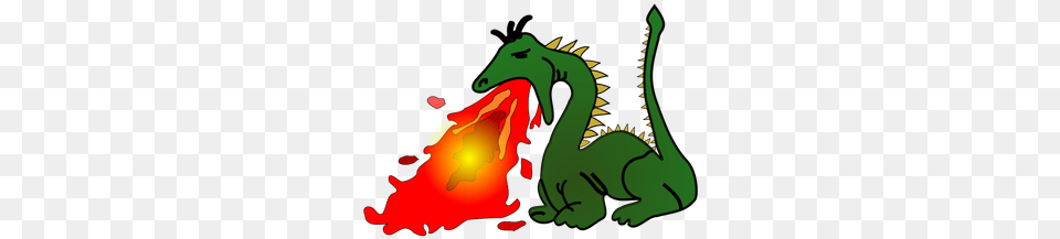 Green Dragon Public Domain Vectors Fire Breathing Clip Art, Outdoors, Nature, Dynamite, Weapon Png Image