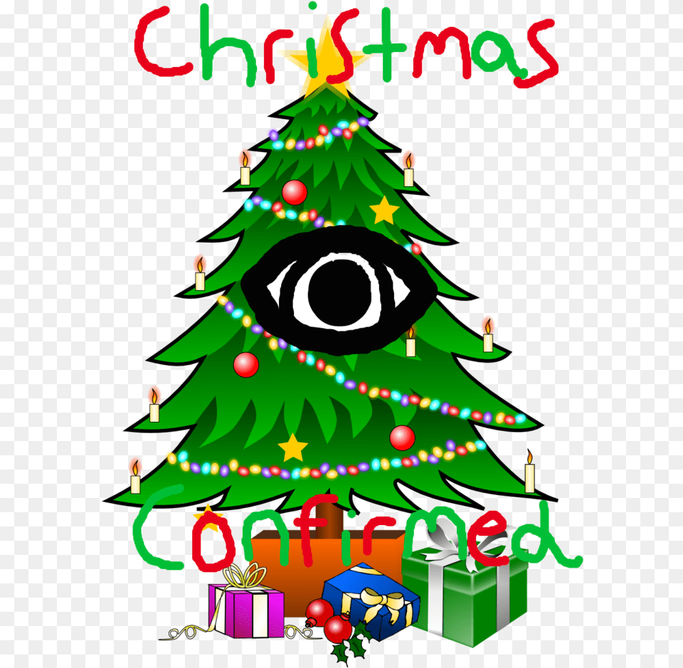 Green Drawing Illuminati Animated Cartoon Christmas Tree, Festival, Christmas Decorations, Christmas Tree Png