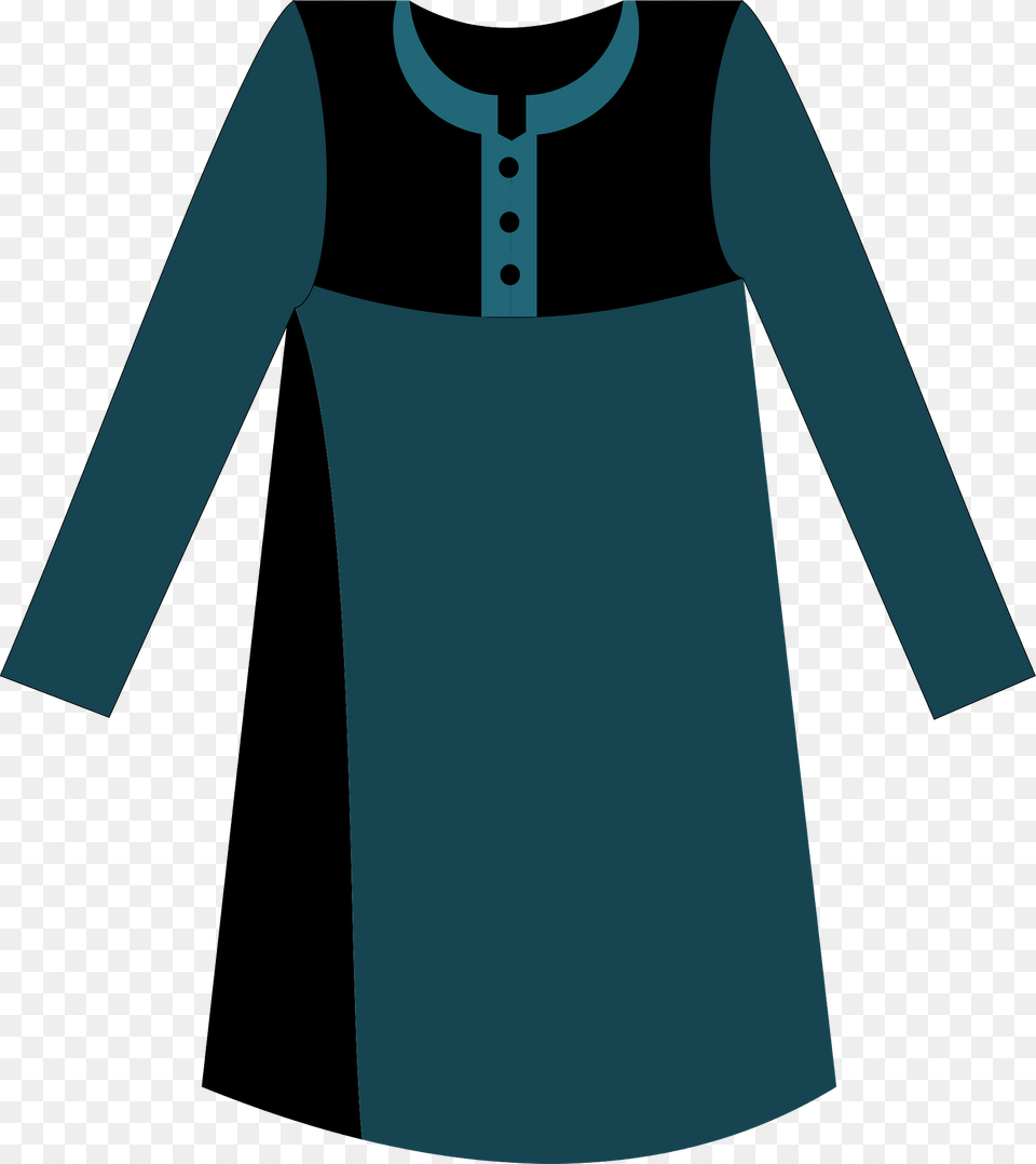 Green Dress Clipart, Clothing, Long Sleeve, Sleeve Free Png