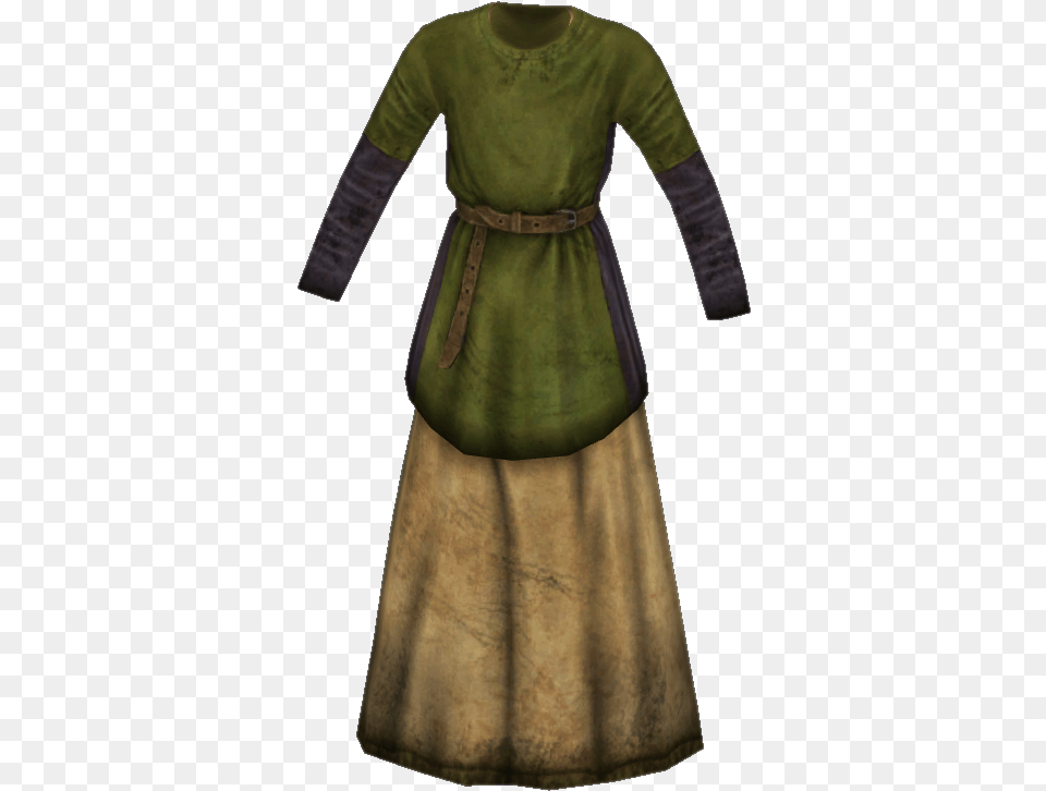 Green Dress Girls Green Dress Skyrim, Long Sleeve, Clothing, Velvet, Sleeve Png Image