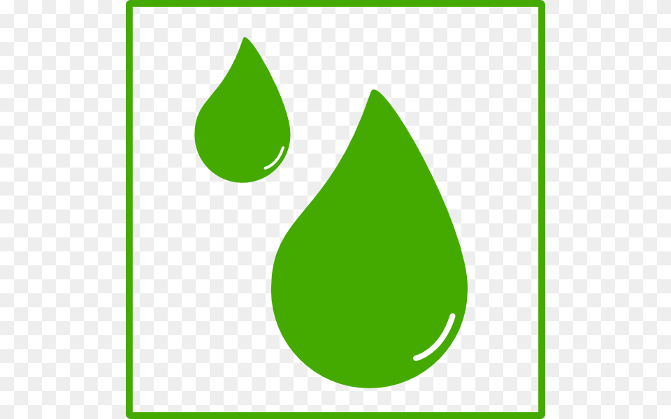 Green Drop Of Water Clipart Drop Clip Art, Recycling Symbol, Symbol Free Transparent Png