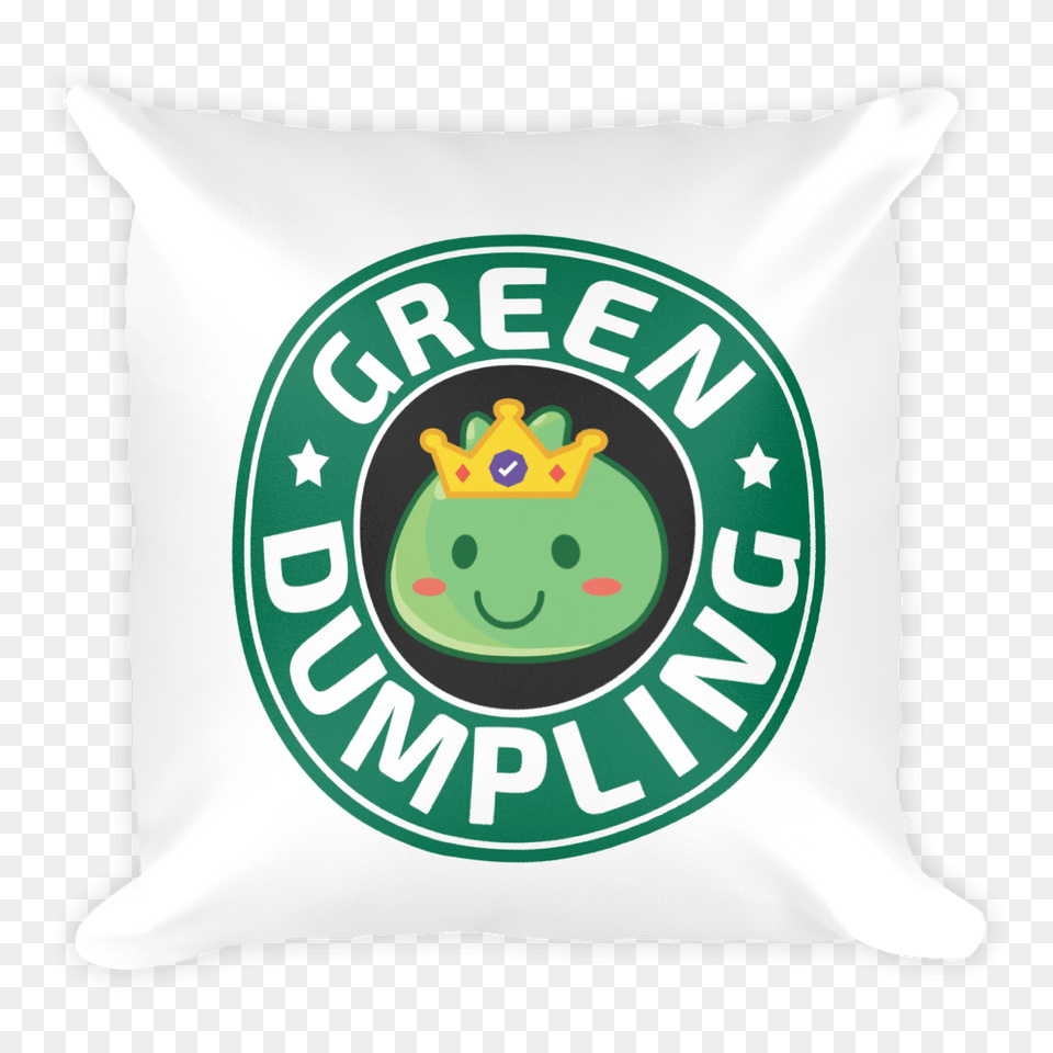 Green Dumpling Buy My Merch, Cushion, Home Decor, Pillow, Animal Png