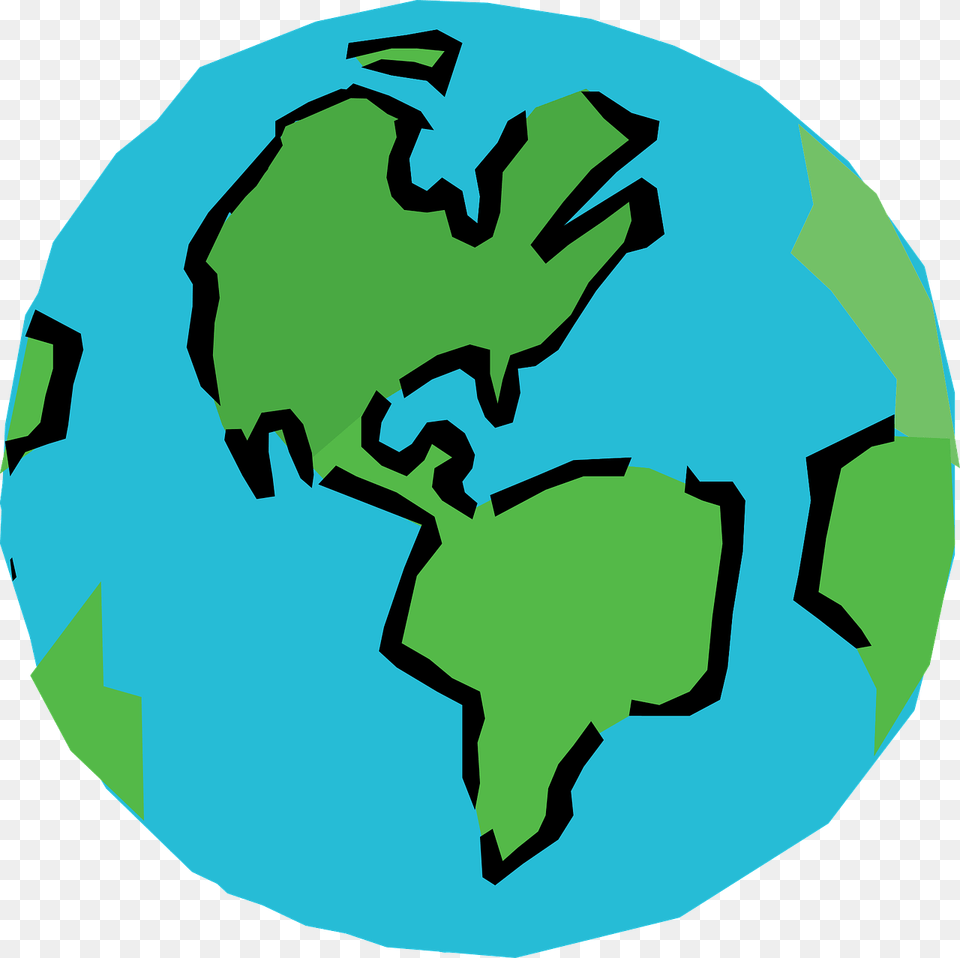 Green Earth, Astronomy, Globe, Outer Space, Planet Free Png Download